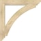 Ekena Millwork Thorton Slat Rough Sawn Bracket w/ Offset Brace, Douglas Fir, 6"W x 34"D x 34"H BKT0604X34X34THR06RDF - alternate 4